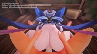 Kamisato Ayaka Springbloom Missive Genshin Impact 3D HENTAI Animation Shortver