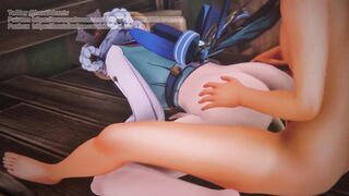 Kamisato Ayaka Springbloom Missive Genshin Impact 3D HENTAI Animation Shortver