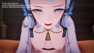 Kamisato Ayaka Springbloom Missive Genshin Impact 3D HENTAI Animation Shortver