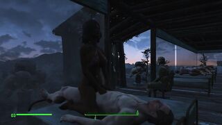 Cowgirl Porn in a Building with Glass Windows | Adult games