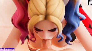 (4K) Super Women get fucked by hard cocks and get creampied | 3D Hentai Animations | P122