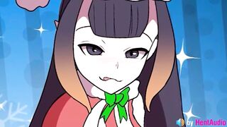 Ninomae and KonFauna blowjob and assjob you till cumshot (Hololive 3d animation with sound)