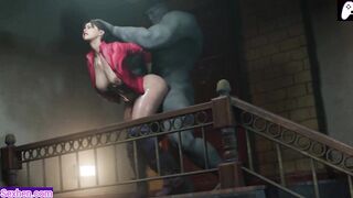 (4K) Hard penis monsters enjoy fucking hot women and cumming inside | 3D Hentai Animations |P127