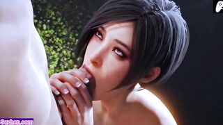 4K The Resident Evil girls have fun making different cock pleasure and cum |3D Hentai Animation|P126