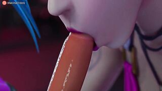 3D Girlfriend Grabbed The Boy And Sucked His Dick Until He Creampie | MakimaOrders