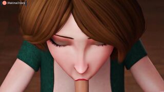 3D stepaunt Cass Caught Her stepnephew Jerking Off & Decided To Help Him | MakimaOrders