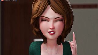 3D stepaunt Cass Caught Her stepnephew Jerking Off & Decided To Help Him | MakimaOrders