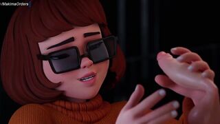 3D Velma Caught By Ghosts And Decided To Fuck Her With Their Huge Cocks In Her Mouth | MakimaOrders