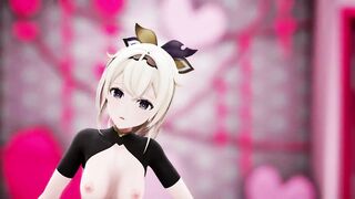 Kazama Iroha Hentai Undress Dance Lap Tap Love MMD 3D HoloLive Samurai Girl DARK PURPLE EYES