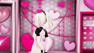 Kazama Iroha Hentai Undress Dance Lap Tap Love MMD 3D HoloLive Samurai Girl DARK PURPLE EYES