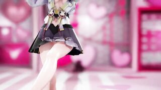 Kazama Iroha Hentai Undress Dance Lap Tap Love MMD 3D HoloLive Samurai Girl DARK PURPLE EYES