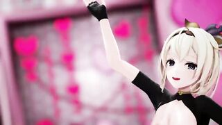 Kazama Iroha Hentai Undress Dance Lap Tap Love MMD 3D HoloLive Samurai Girl DARK PURPLE EYES