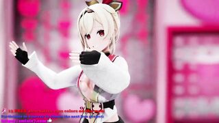 Kazama Iroha Hentai Undress Dance Lap Tap Love MMD 3D HoloLive Samurai Girl DARK PURPLE EYES