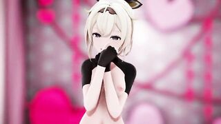 Kazama Iroha Hentai Undress Dance Lap Tap Love MMD 3D HoloLive Samurai Girl DARK PURPLE EYES