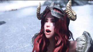 Redhead fucked by White Walker from GOT