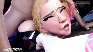 Fortnite - Spider-Gwen Prone Bone Fuck (Animation with Sound)