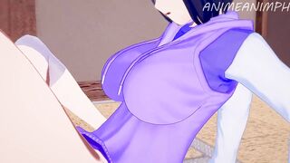 Lesbian Hinata Hyuga and Sakura Haruno from Naruto Spread their Legs for Final Squirt - Anime Hentai