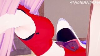 Lesbian Hinata Hyuga and Sakura Haruno from Naruto Spread their Legs for Final Squirt - Anime Hentai