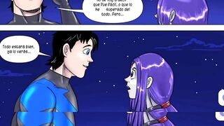 Let's Read Adult T. Titans Horny Raven Wants To Fuck, Cartoon Parody , Cartoon Comics