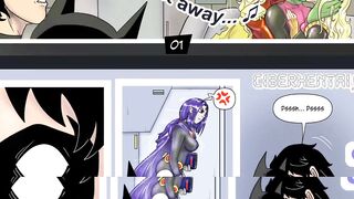 Let's Read Adult T. Titans Horny Raven Wants To Fuck, Cartoon Parody , Cartoon Comics