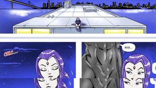 Let's Read Adult T. Titans Horny Raven Wants To Fuck, Cartoon Parody , Cartoon Comics