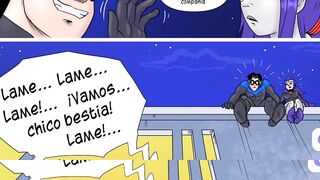 Let's Read Adult T. Titans Horny Raven Wants To Fuck, Cartoon Parody , Cartoon Comics