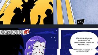 Let's Read Adult T. Titans Horny Raven Wants To Fuck, Cartoon Parody , Cartoon Comics