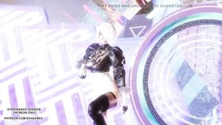 MMD Dreamcatcher - Deja Vu Sexy Kpop Dance NierAutomata 2B Commander Uncensored Hentai