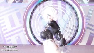 MMD Dreamcatcher - Deja Vu Sexy Kpop Dance NierAutomata 2B Commander Uncensored Hentai