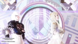 MMD Dreamcatcher - Deja Vu Sexy Kpop Dance NierAutomata 2B Commander Uncensored Hentai