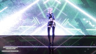 MMD CL - Tie A Cherry Evelynn Sexy Kpop Dance League of Legends KDA