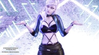 MMD CL - Tie A Cherry Evelynn Sexy Kpop Dance League of Legends KDA