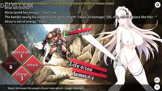 Maid kn having sex with a man in Maid Kn Alicia new rpg hentai gameplay video