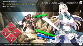 Maid kn having sex with a man in Maid Kn Alicia new rpg hentai gameplay video