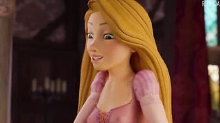 Rapunzel Sucks Cock For First Time (Animation)