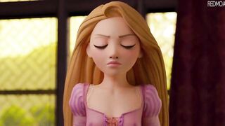 Rapunzel Sucks Cock For First Time (Animation)