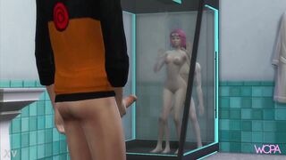[TRAILER] Naruto spying on Sakura having sex with Sasuke - Fucked front husband