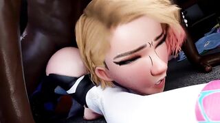 Fortnite Spider-Gwen Likes Her Dicks Strong Blacked