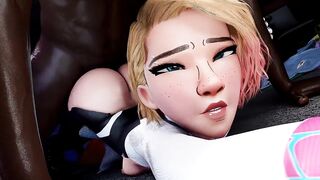 Fortnite Spider-Gwen Likes Her Dicks Strong Blacked
