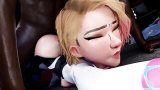 Fortnite Spider-Gwen Likes Her Dicks Strong Blacked