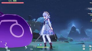 Springbloom Missive Ayaka ryona + ragdoll - Genshin impact