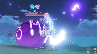 Springbloom Missive Ayaka ryona + ragdoll - Genshin impact