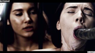 Real Life Hentai - Sexy Ellie Luna Fucks, Bukkaked, Cumflated and Creampie Eve Sweet