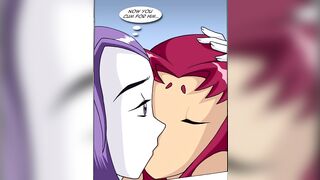Teen Titans (Raven and Starfire Fucking Parody Porn) - Culture Shock (Hard Sex) (Hentai)