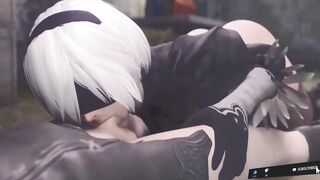 Nier automates oral sex on my best friend