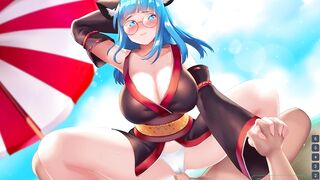 Live Waifu Wallpaper - Part 56 - Neko Girl In Kimono Sex By LoveSkySan
