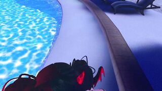 Being a good girl at the pool!!!