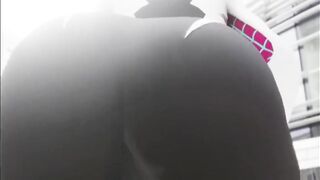 The cute ass super hero spider woman