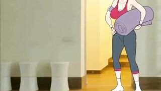 Doing Yoga Fucking the Teacher