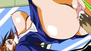 Anime Sex in the Subway with Passenger Fucked Hard she wants more Beautiful